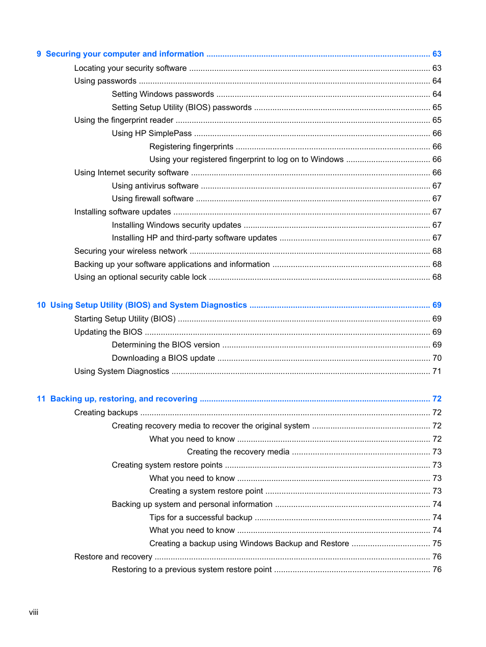 HP Pavilion m6-1002xx Entertainment Notebook PC User Manual | Page 8 / 101