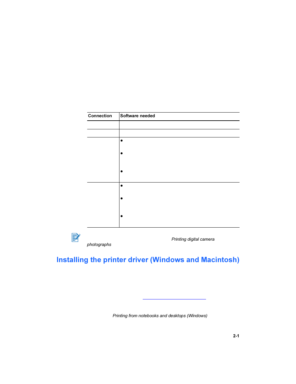 Installing software | HP Deskjet 450 Mobile Printer series User Manual | Page 17 / 86