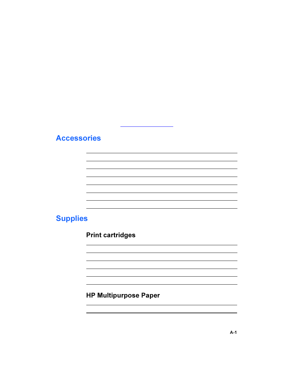 Hp supplies and accessories, For a, Hp supplies and | Accessories, Accessories supplies, Print cartridges hp multipurpose paper | HP Deskjet 450 Mobile Printer series User Manual | Page 67 / 86