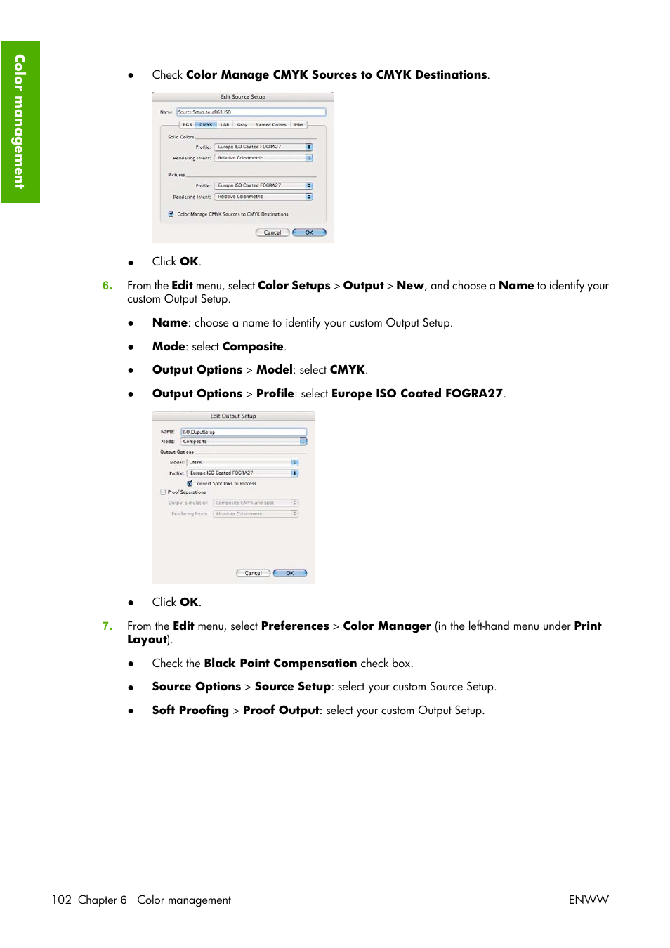 HP Designjet Z3100 Photo Printer series User Manual | Page 112 / 221