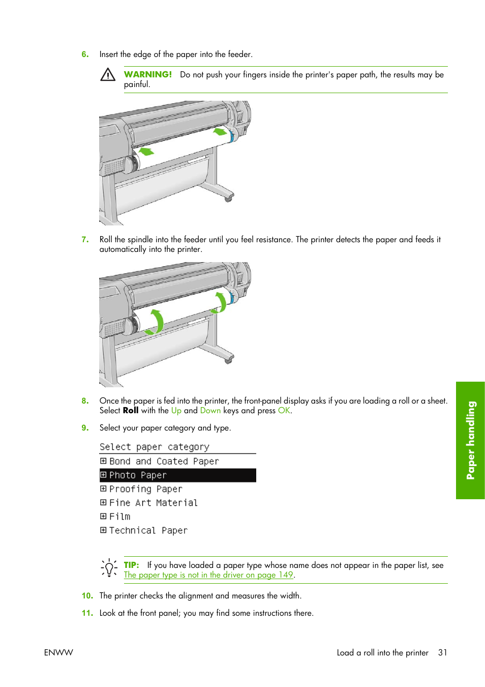 HP Designjet Z3100 Photo Printer series User Manual | Page 41 / 221