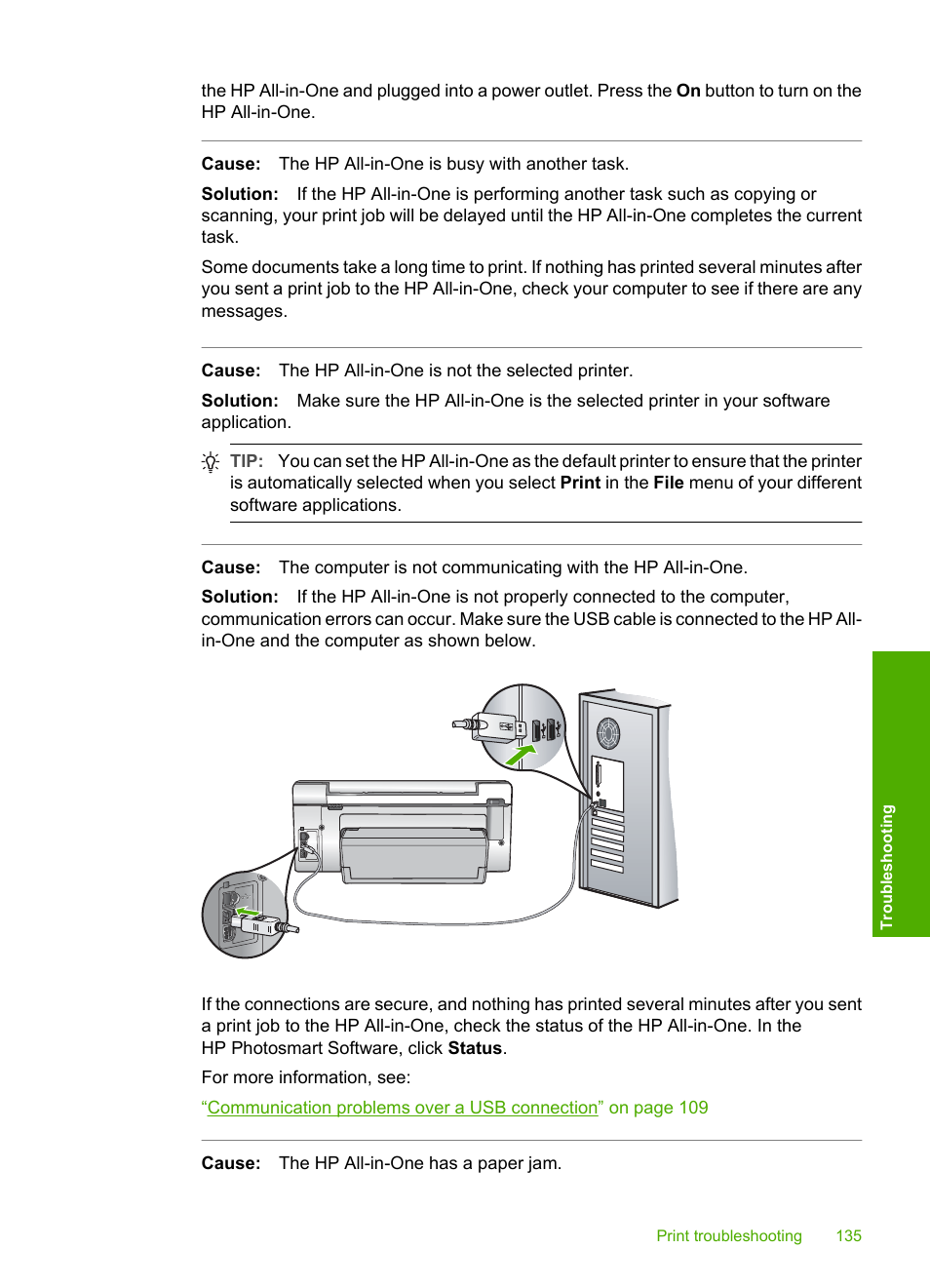 HP Photosmart C6280 All-in-One Printer User Manual | Page 136 / 189