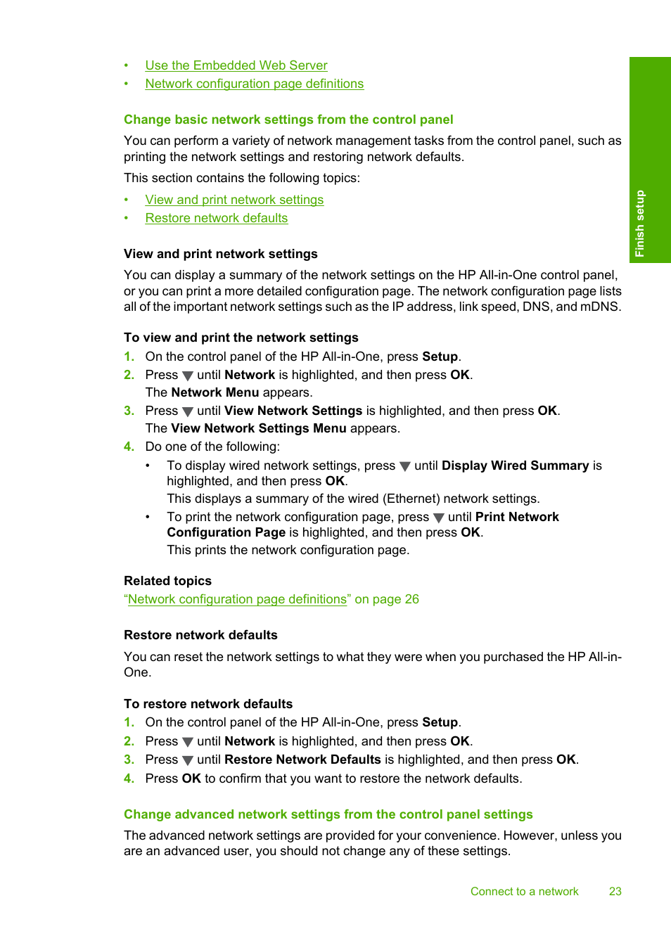 HP Photosmart C6280 All-in-One Printer User Manual | Page 24 / 189