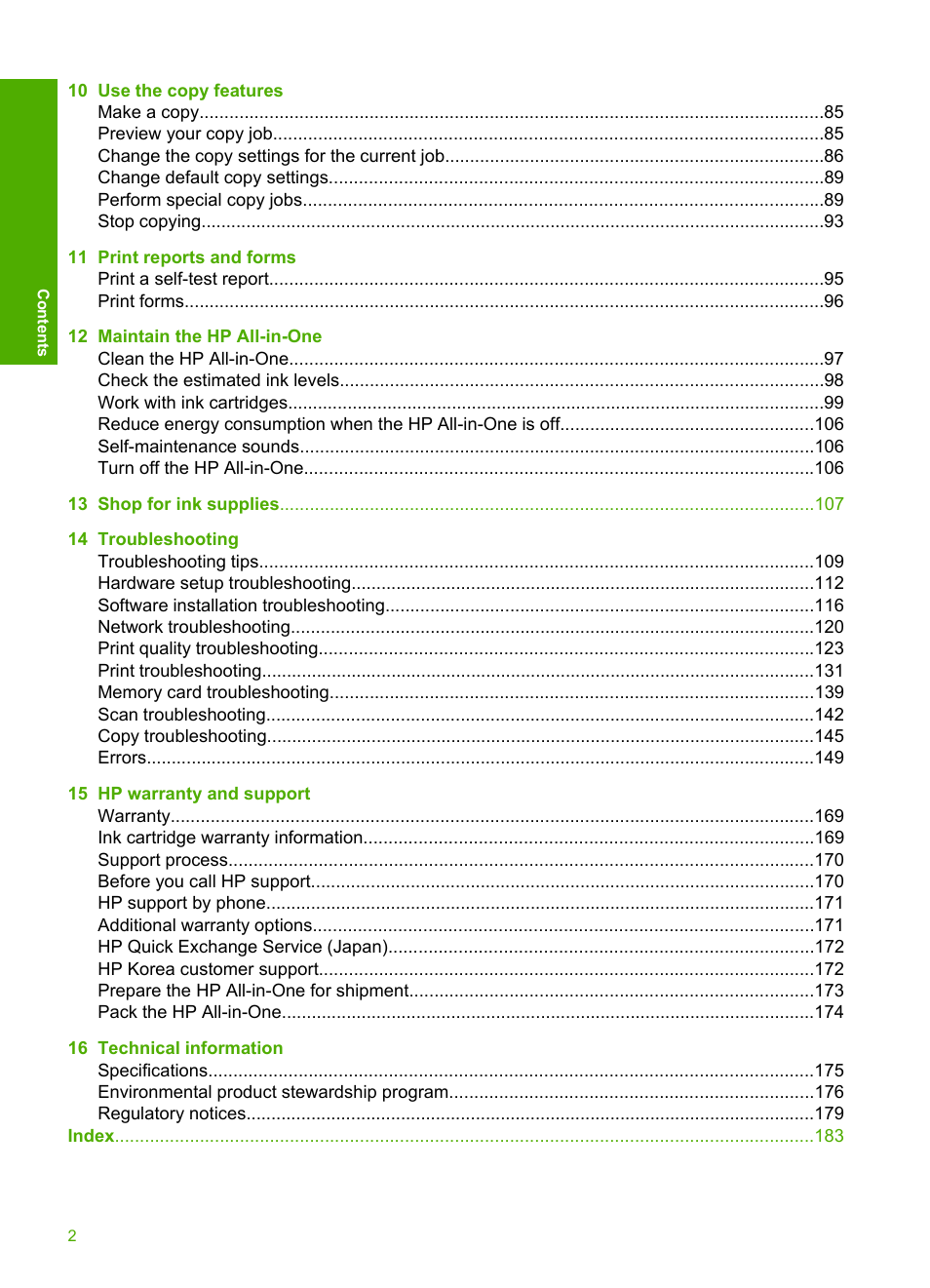 HP Photosmart C6280 All-in-One Printer User Manual | Page 3 / 189