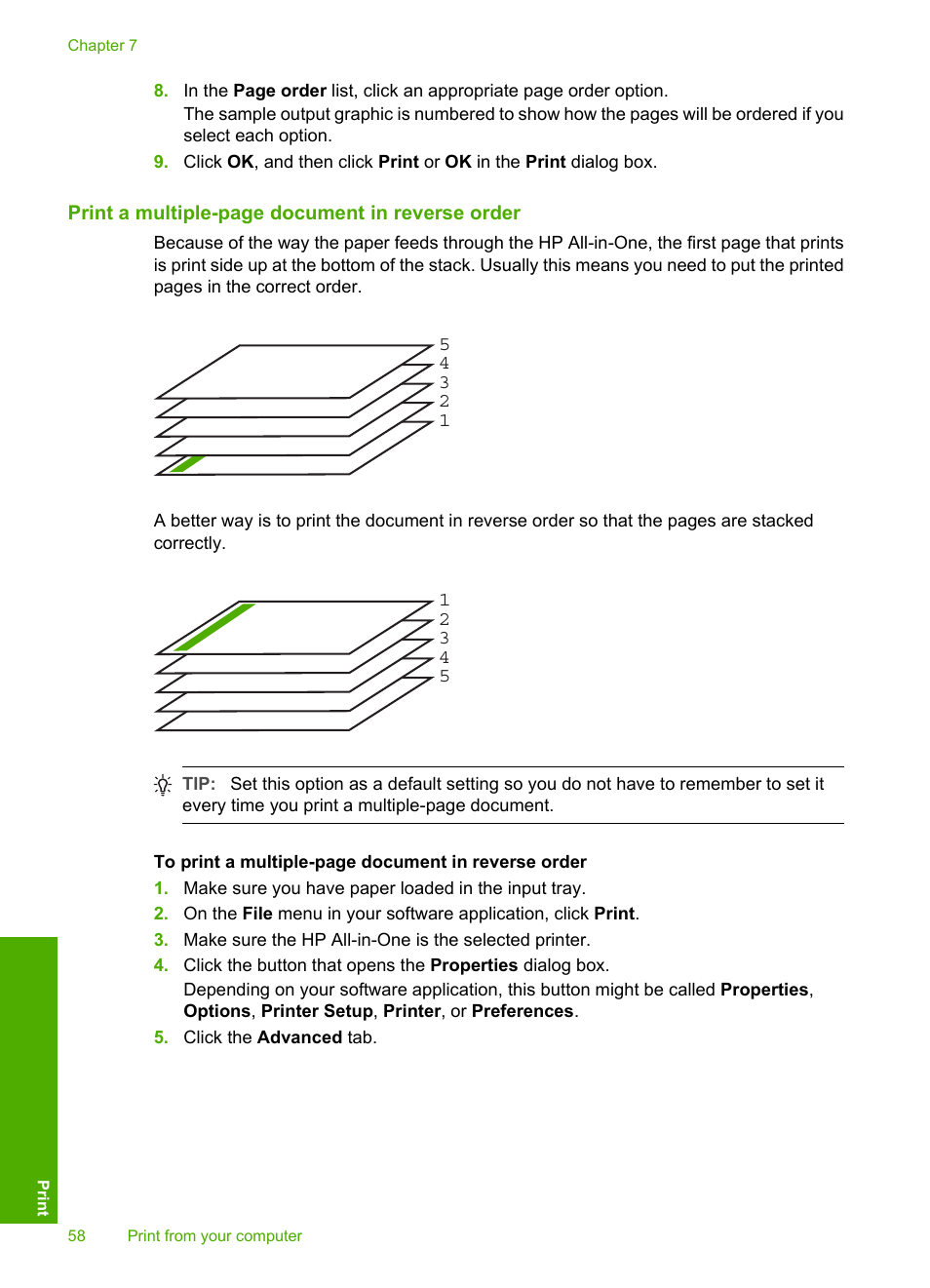 HP Photosmart C6280 All-in-One Printer User Manual | Page 59 / 189