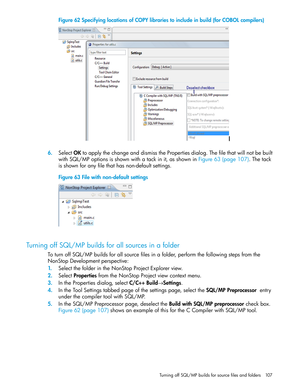 File with non-default settings | HP Integrity NonStop J-Series User Manual | Page 107 / 163