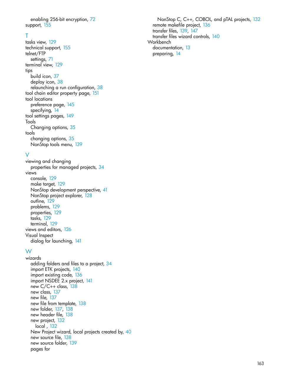 HP Integrity NonStop J-Series User Manual | Page 163 / 163