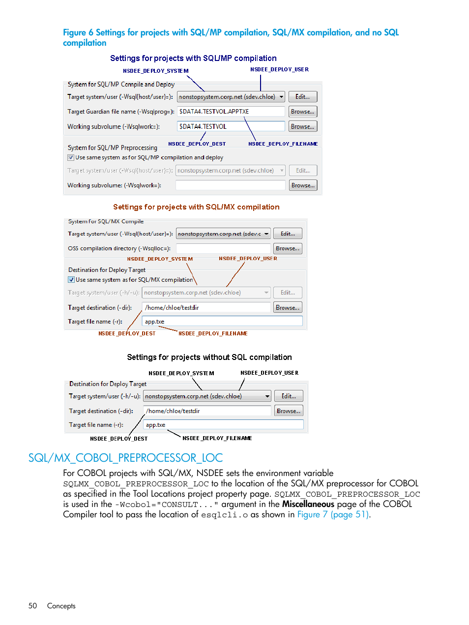 Sql/mx_cobol_preprocessor_loc | HP Integrity NonStop J-Series User Manual | Page 50 / 163