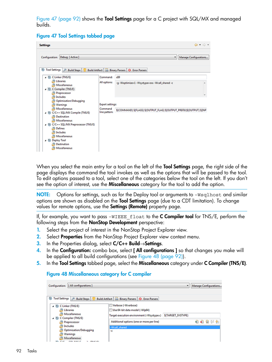 Miscellaneous category for c compiler | HP Integrity NonStop J-Series User Manual | Page 92 / 163