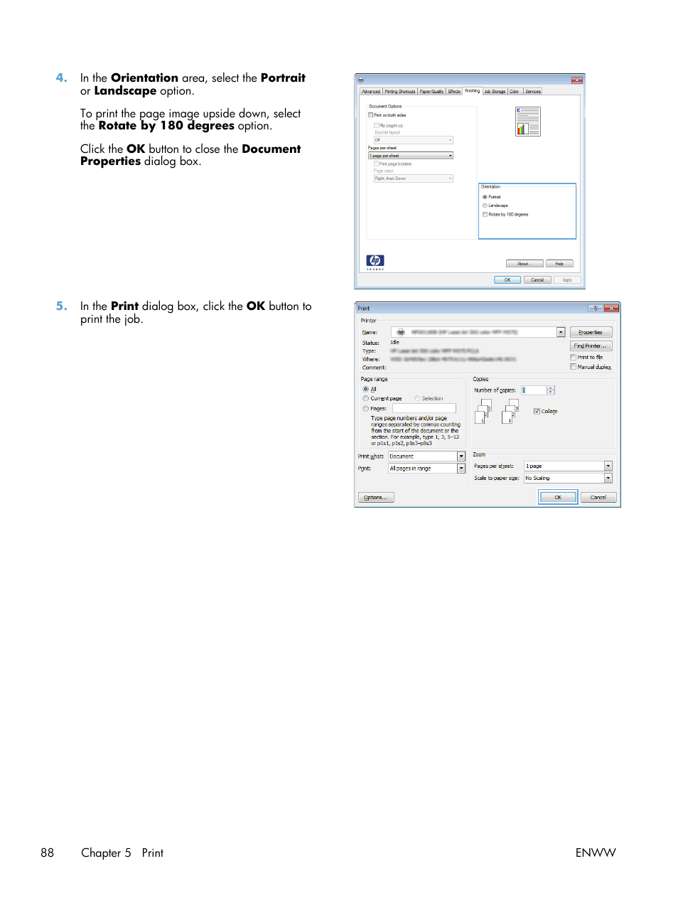 HP LaserJet Enterprise 500 Color MFP M575 User Manual | Page 104 / 354