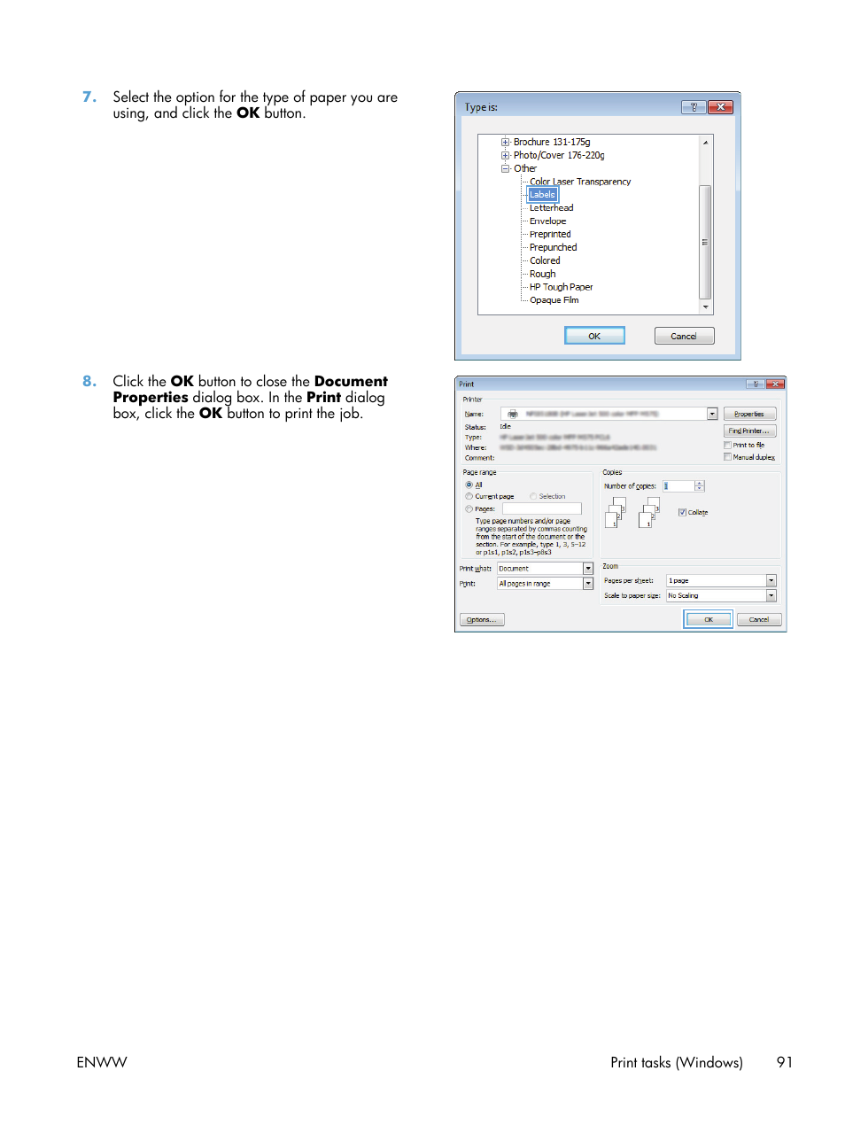 HP LaserJet Enterprise 500 Color MFP M575 User Manual | Page 107 / 354