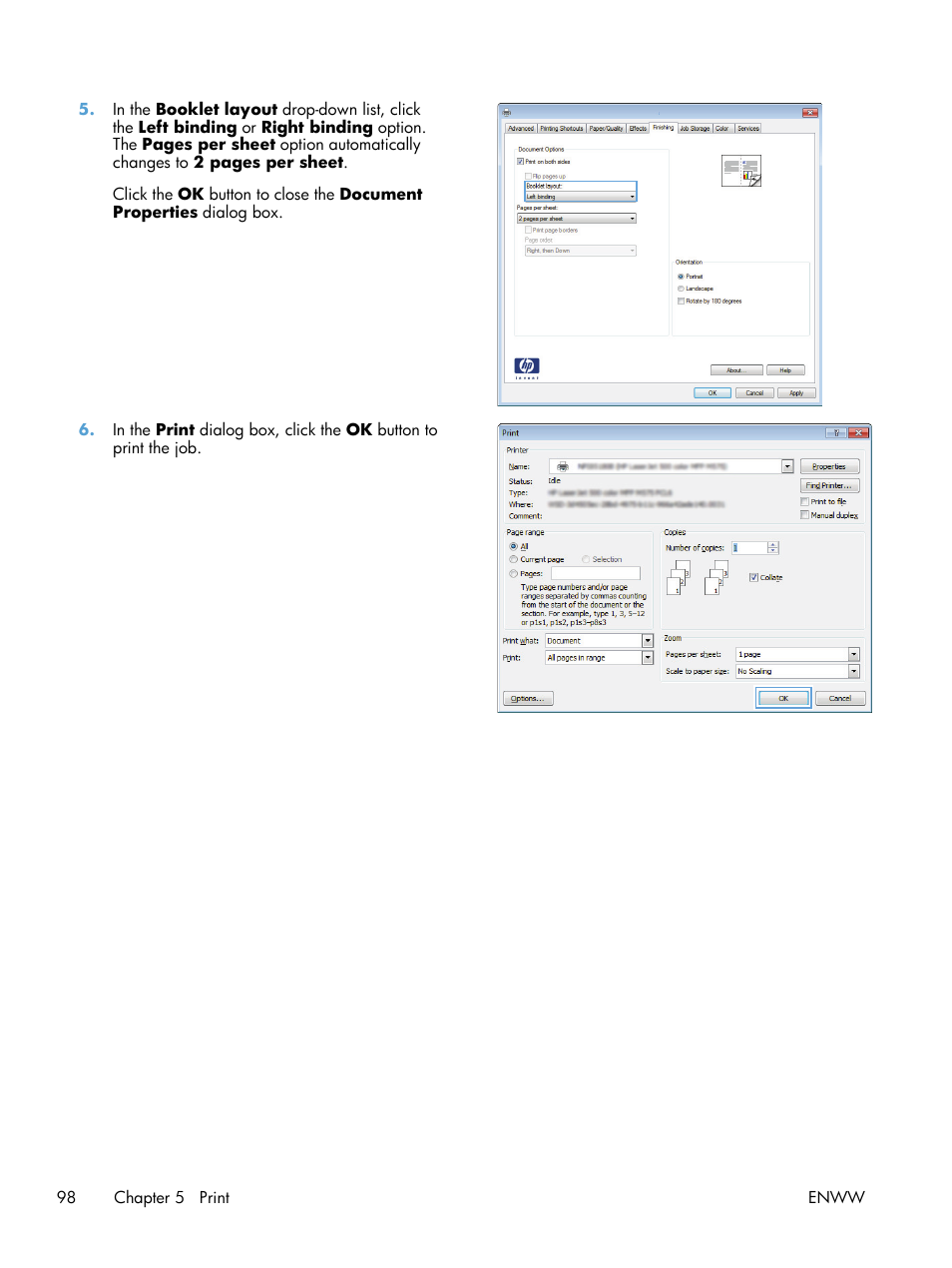 HP LaserJet Enterprise 500 Color MFP M575 User Manual | Page 114 / 354