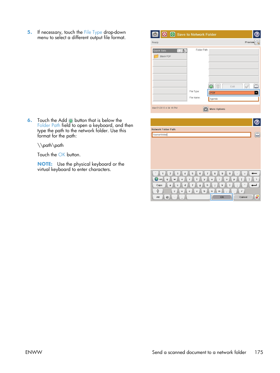 HP LaserJet Enterprise 500 Color MFP M575 User Manual | Page 191 / 354