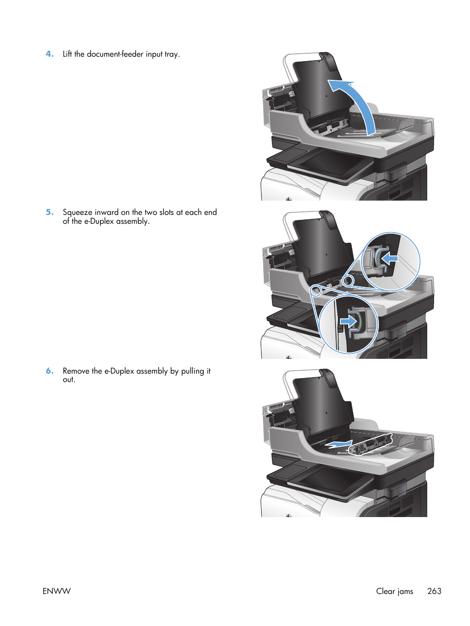 HP LaserJet Enterprise 500 Color MFP M575 User Manual | Page 279 / 354