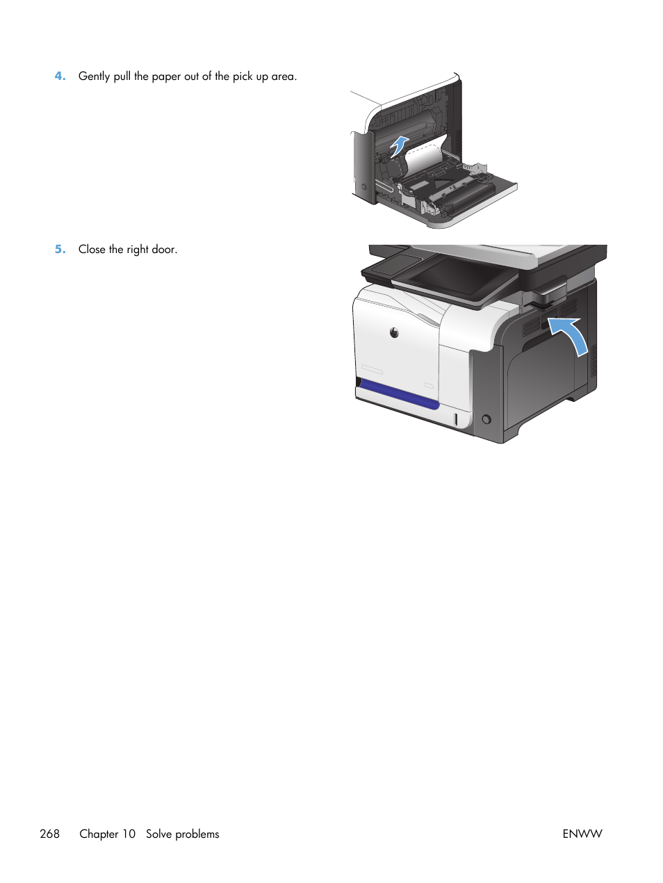 HP LaserJet Enterprise 500 Color MFP M575 User Manual | Page 284 / 354