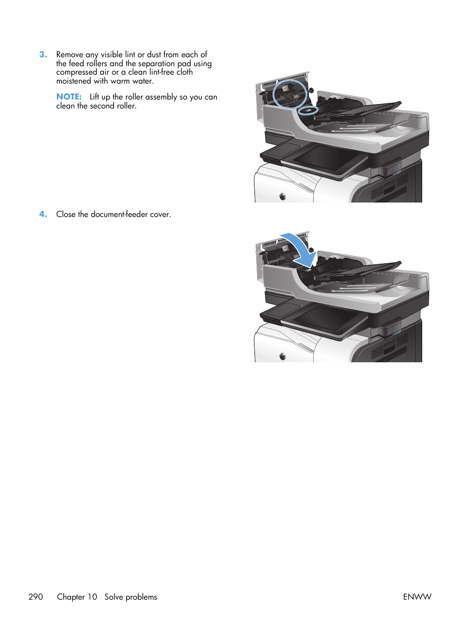 HP LaserJet Enterprise 500 Color MFP M575 User Manual | Page 306 / 354