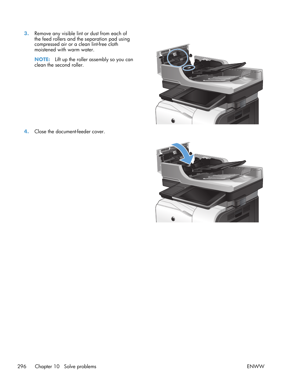 HP LaserJet Enterprise 500 Color MFP M575 User Manual | Page 312 / 354