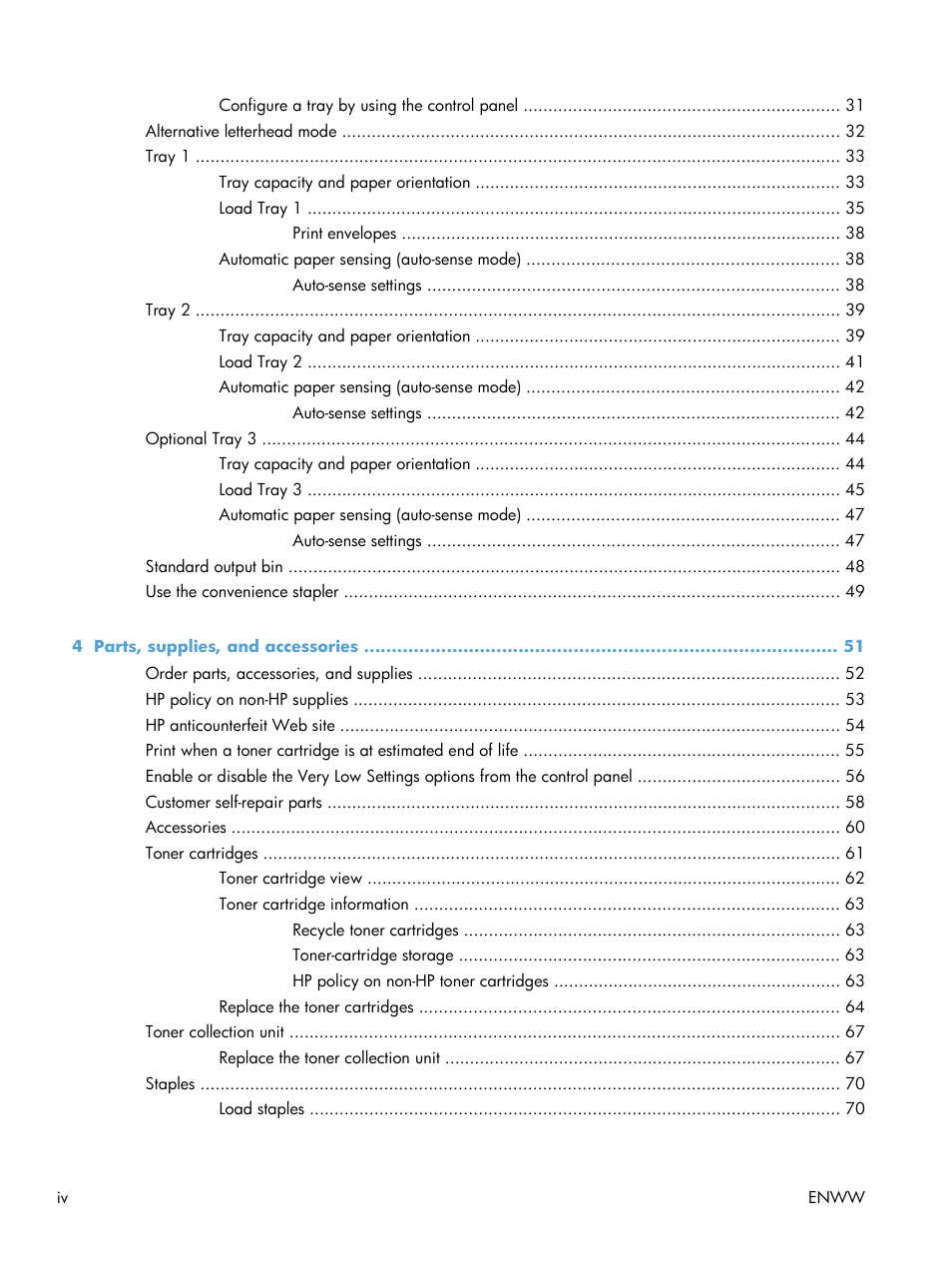 HP LaserJet Enterprise 500 Color MFP M575 User Manual | Page 6 / 354