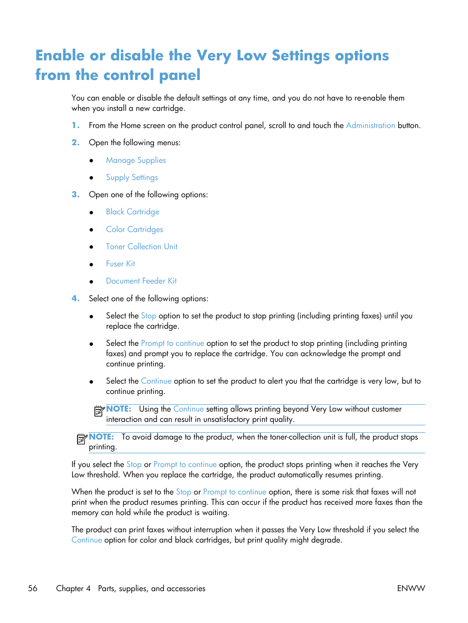 HP LaserJet Enterprise 500 Color MFP M575 User Manual | Page 72 / 354