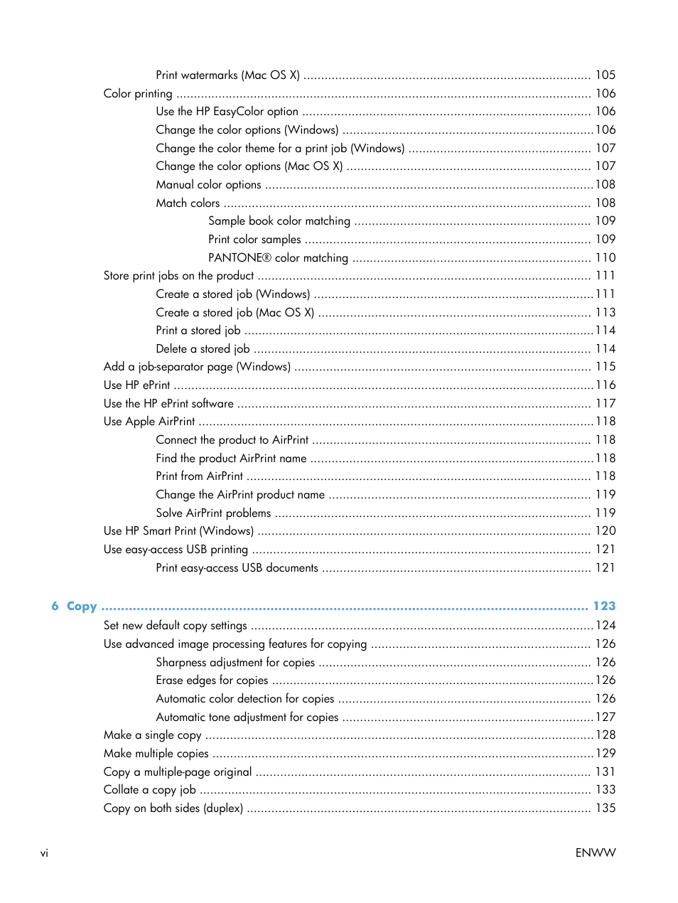 HP LaserJet Enterprise 500 Color MFP M575 User Manual | Page 8 / 354