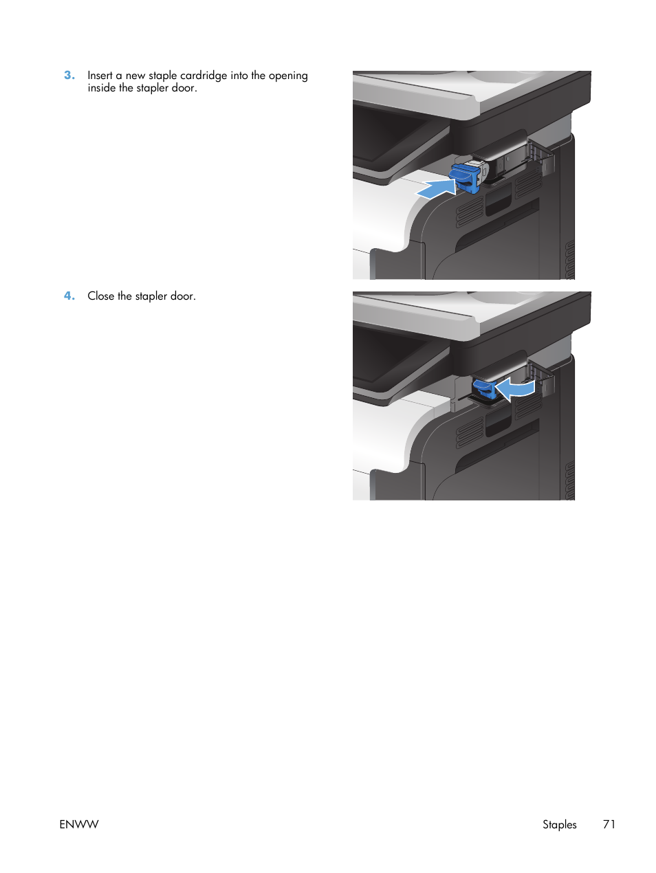 HP LaserJet Enterprise 500 Color MFP M575 User Manual | Page 87 / 354