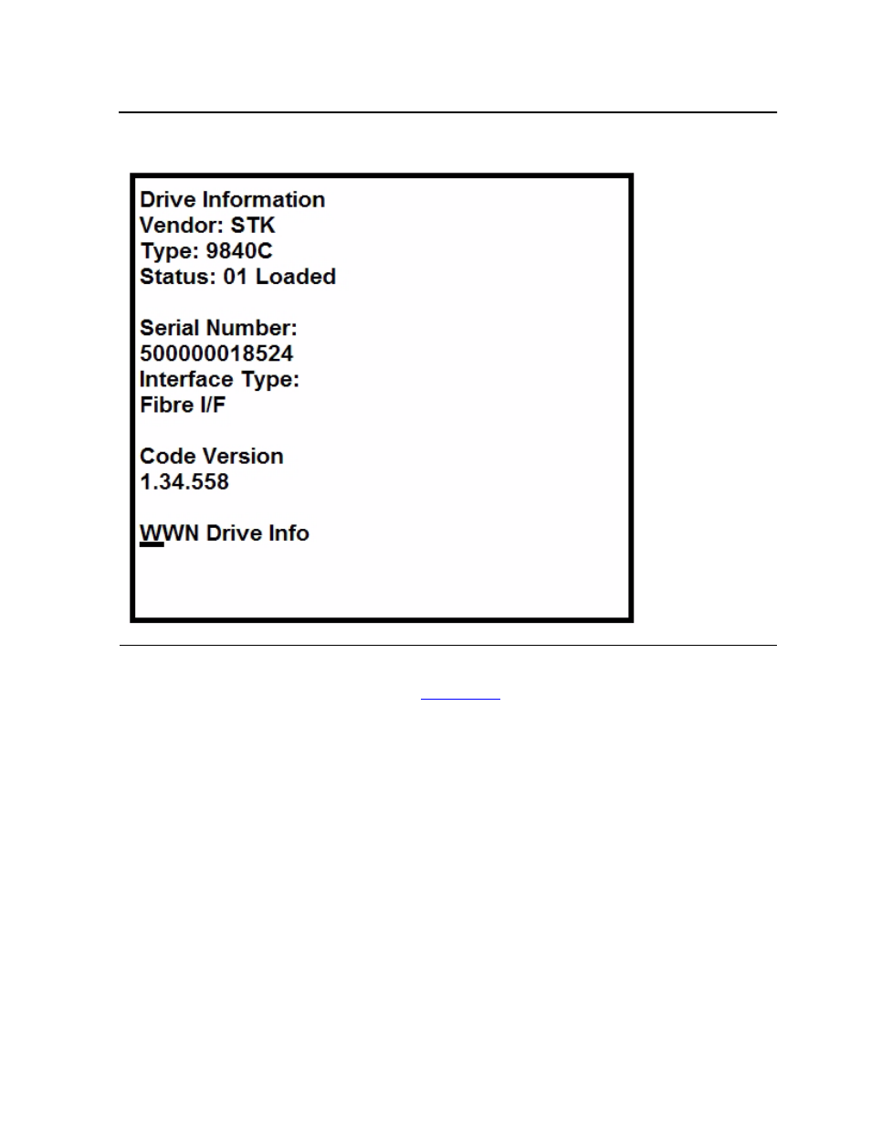 Figure a-5, Drive information | HP NonStop G-Series User Manual | Page 120 / 140