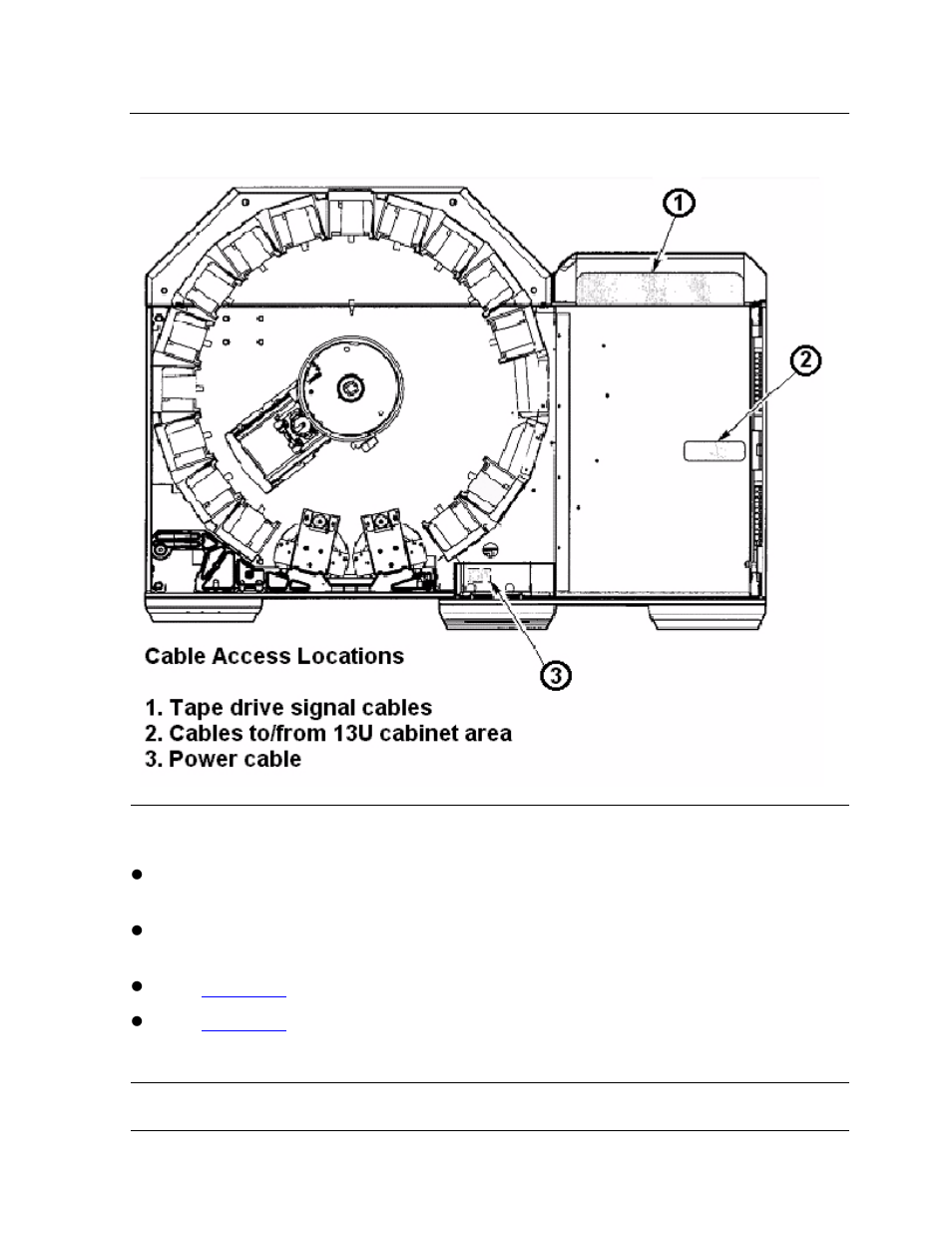 Planning location, Figure 2-2, Power and signal cable routing | HP NonStop G-Series User Manual | Page 19 / 140