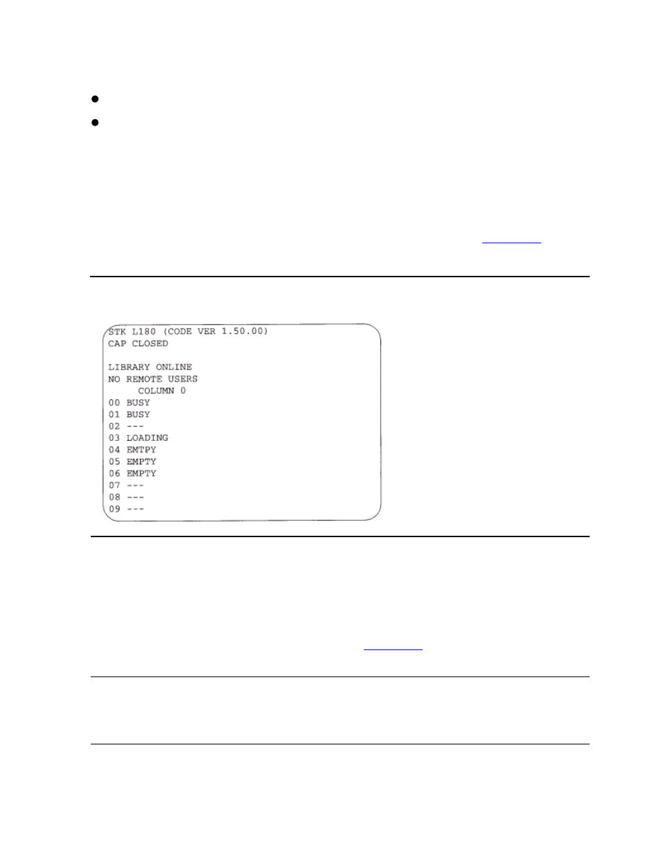 Tape library status, Fsc logs, Figure 4-2 | Library status screen | HP NonStop G-Series User Manual | Page 42 / 140