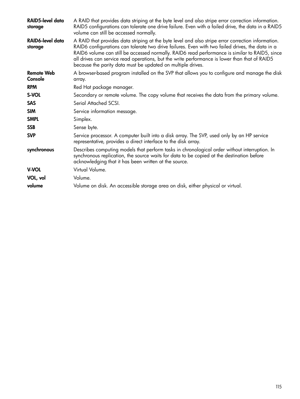 HP XP P9500 Storage User Manual | Page 115 / 116
