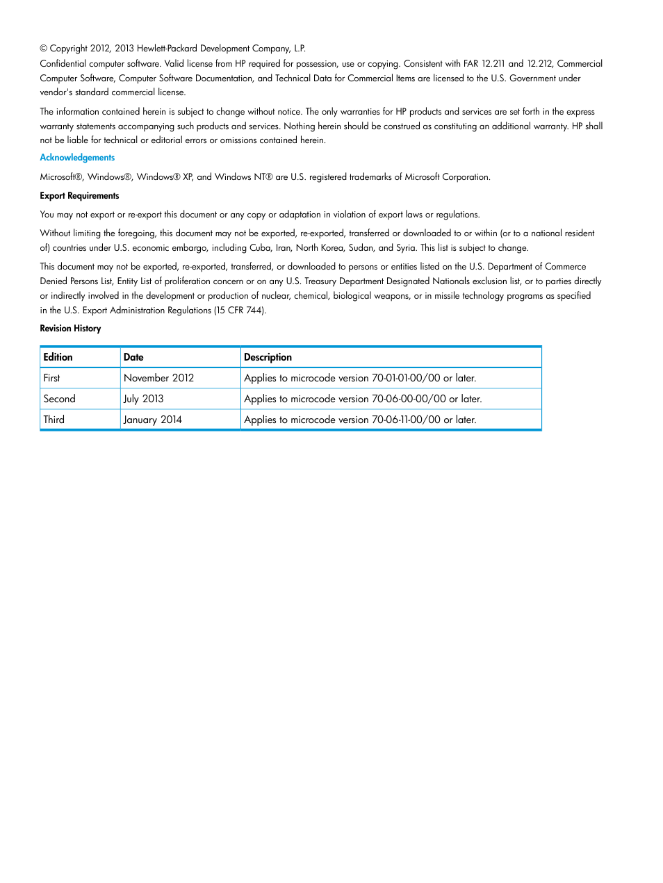 HP XP P9500 Storage User Manual | Page 2 / 116