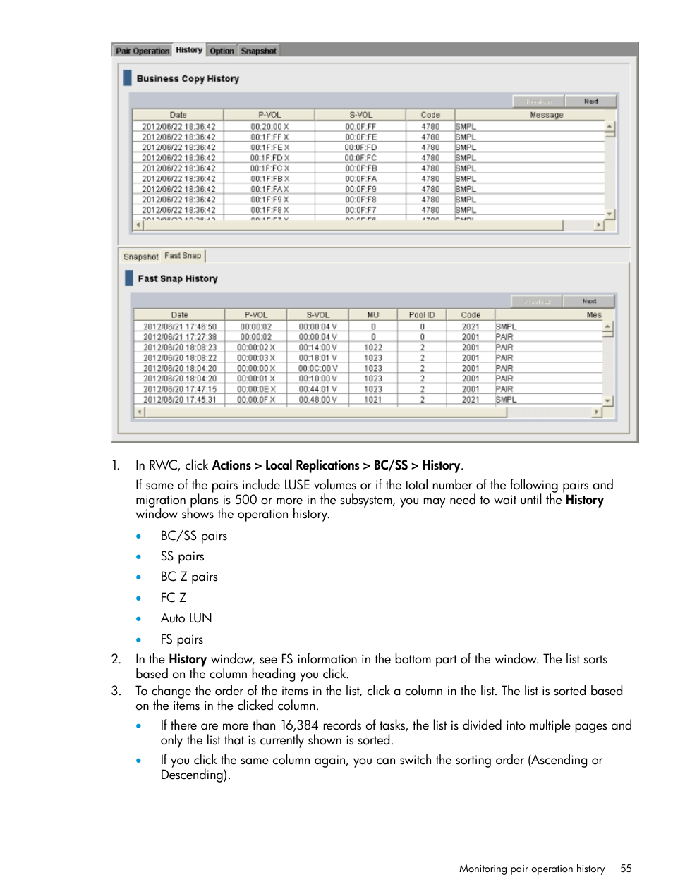HP XP P9500 Storage User Manual | Page 55 / 116
