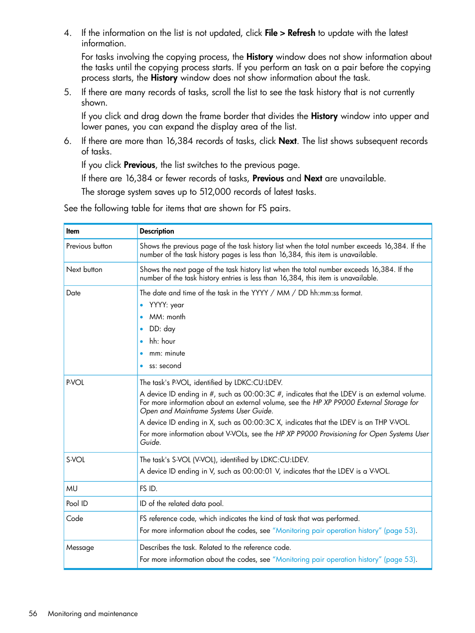 HP XP P9500 Storage User Manual | Page 56 / 116
