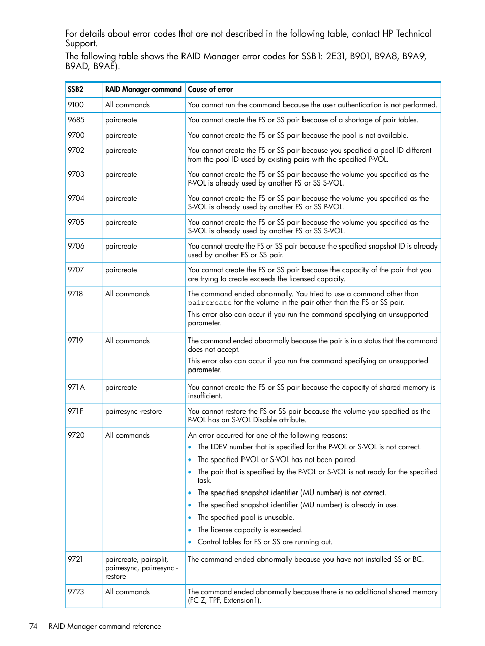 HP XP P9500 Storage User Manual | Page 74 / 116
