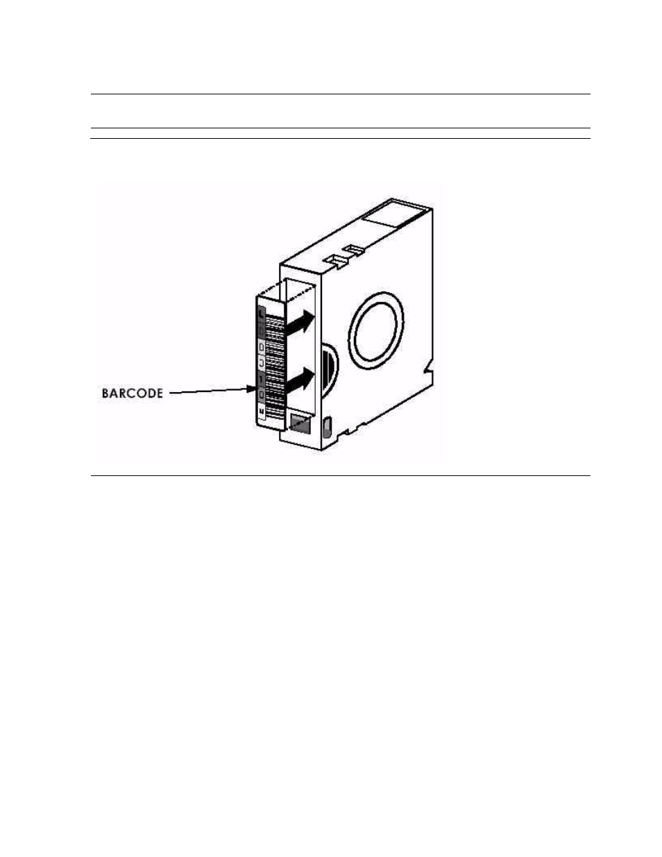 Figure 4-14, Barcode label installation (lto) | HP Integrity NonStop J-Series User Manual | Page 45 / 80
