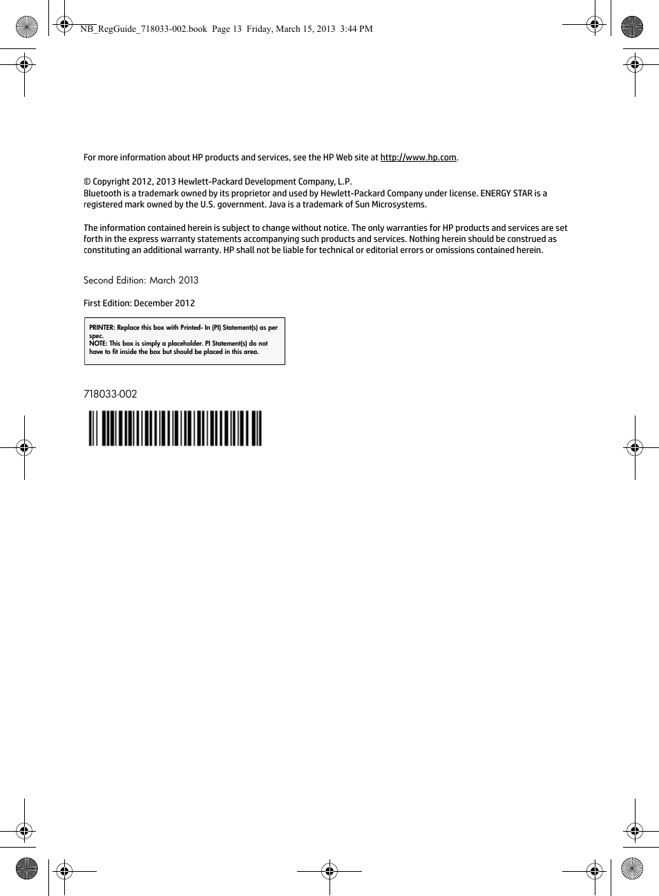 HP Chromebox CB1-016 PC User Manual | Page 28 / 28
