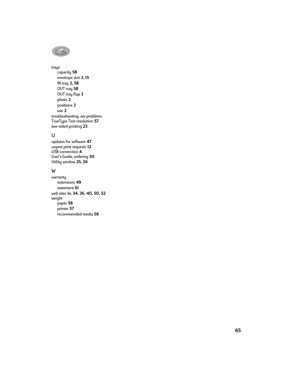 HP Deskjet 932c Printer User Manual | Page 72 / 73