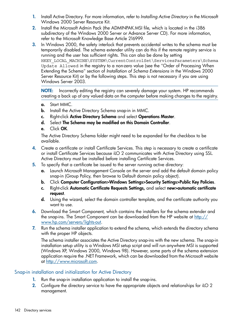 HP Integrated Lights-Out 2 User Manual | Page 142 / 224