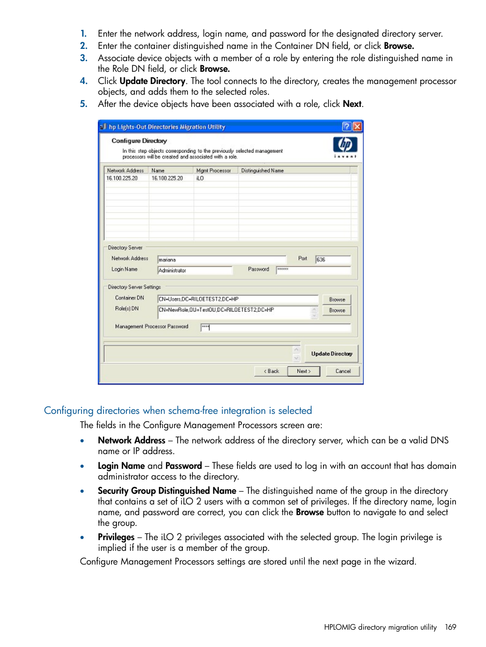 HP Integrated Lights-Out 2 User Manual | Page 169 / 224