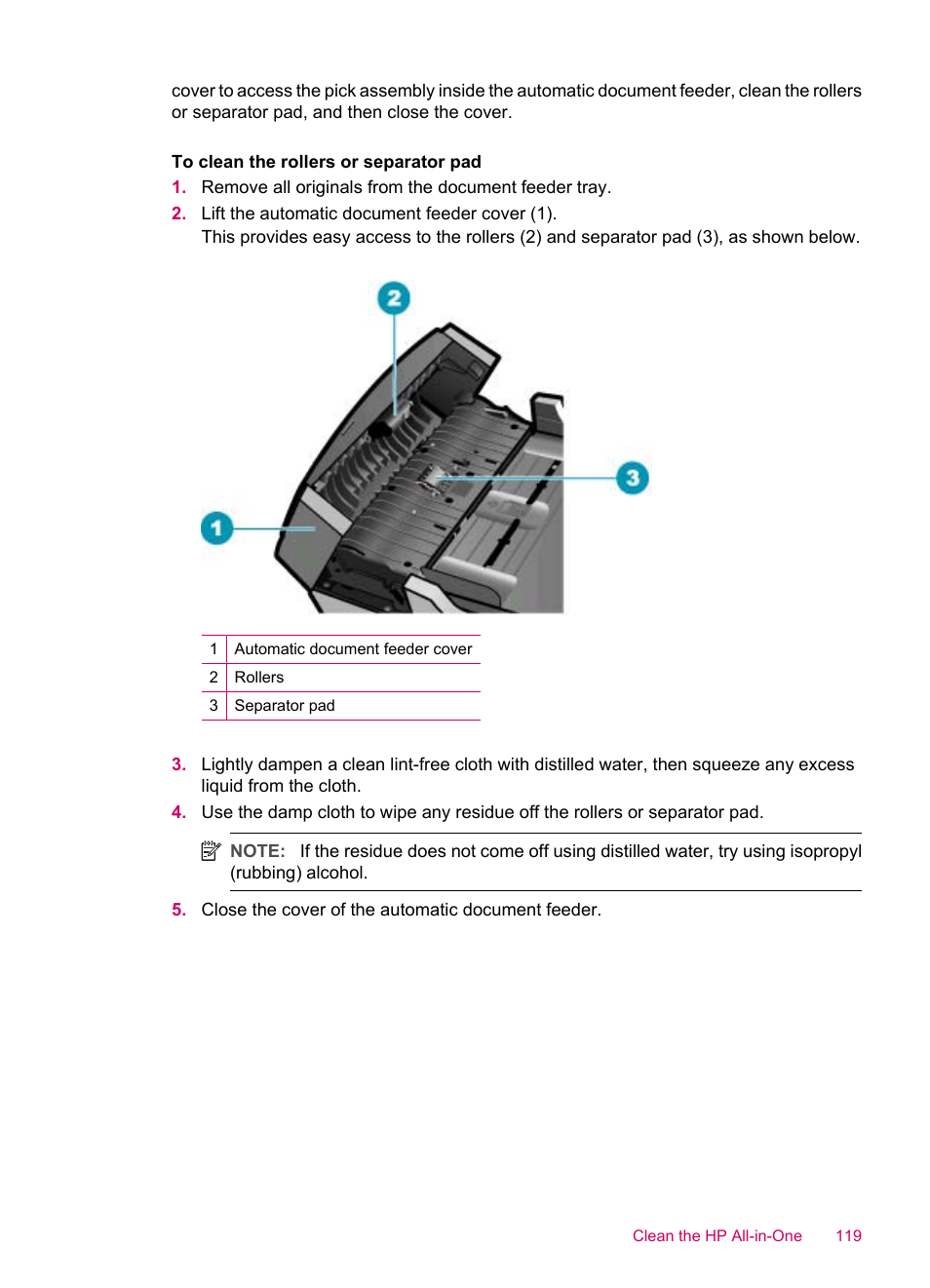 HP Officejet J5740 All-in-One Printer User Manual | Page 121 / 296