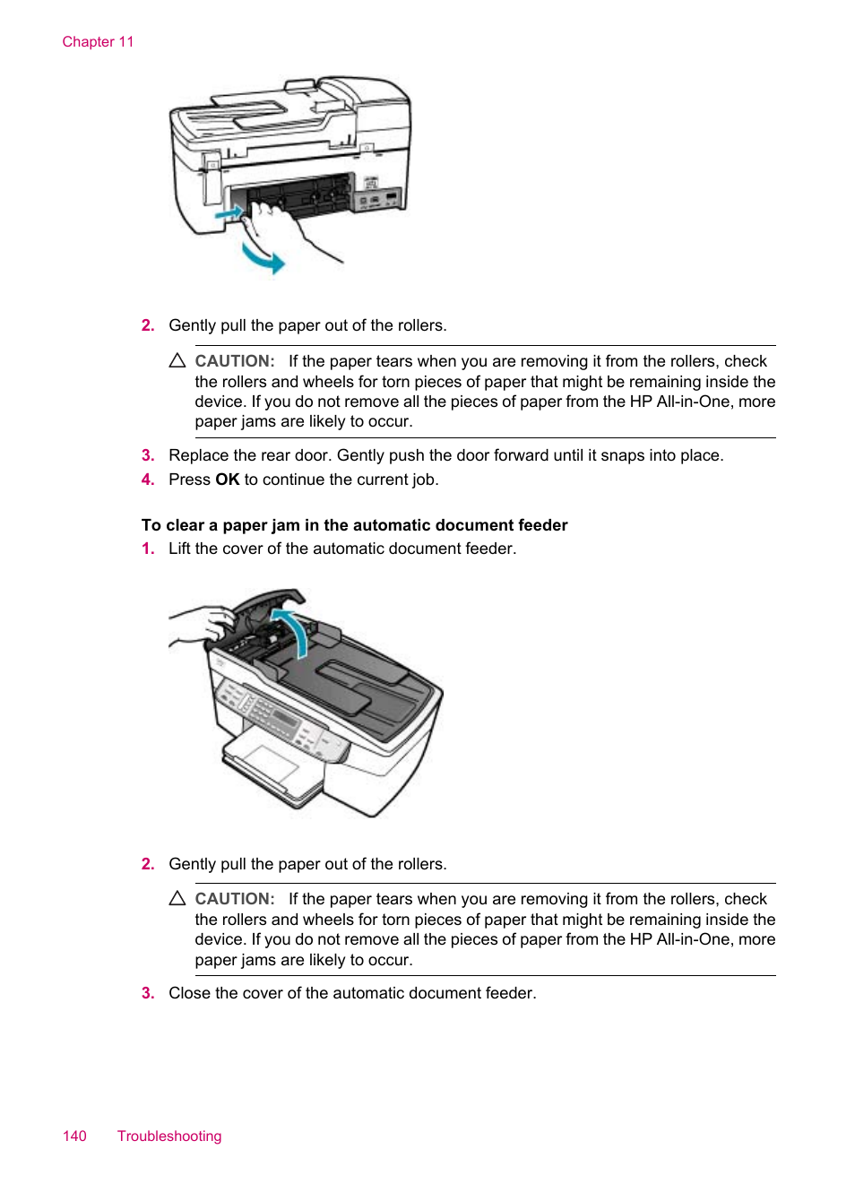 HP Officejet J5740 All-in-One Printer User Manual | Page 142 / 296