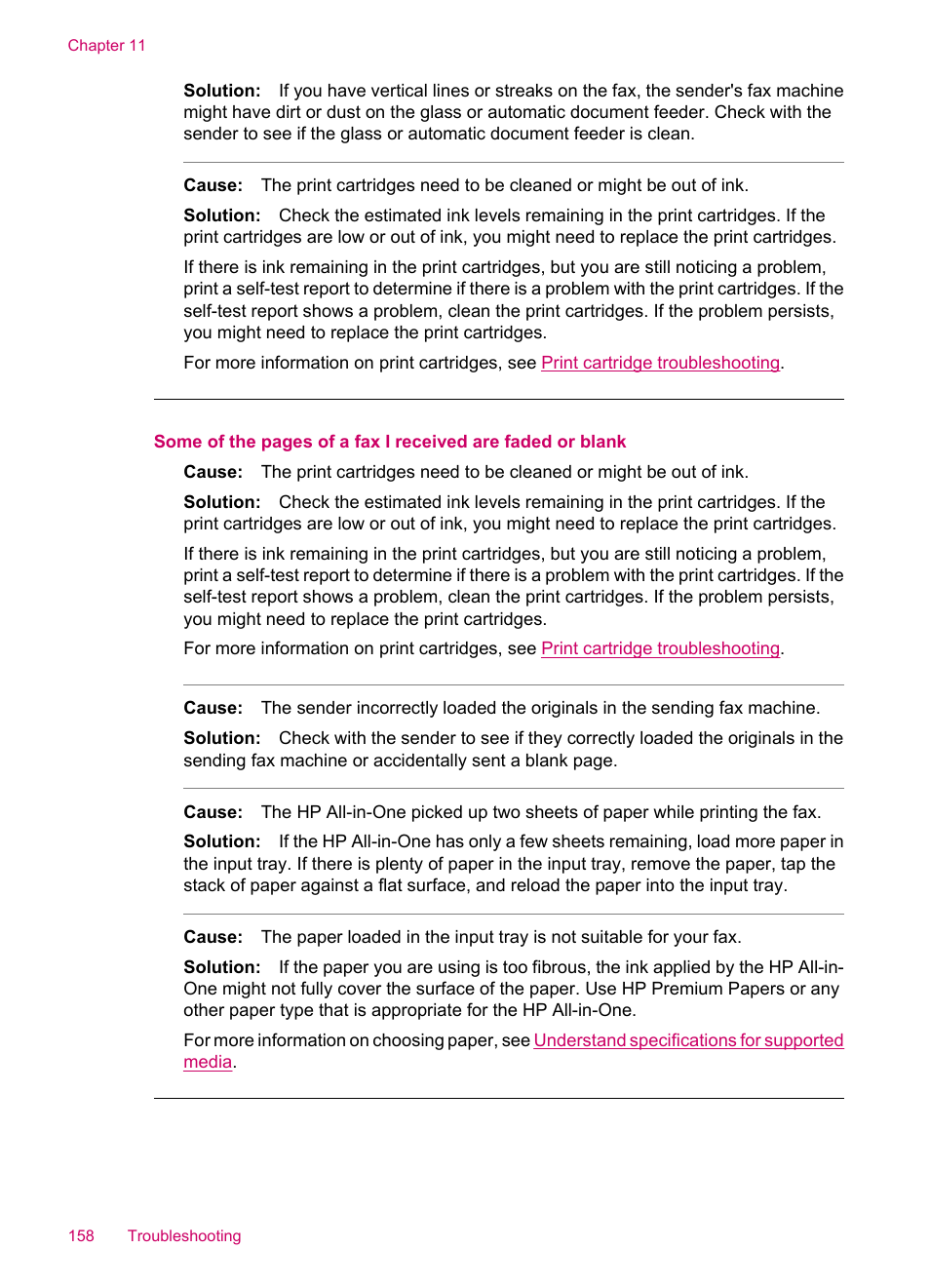 HP Officejet J5740 All-in-One Printer User Manual | Page 160 / 296