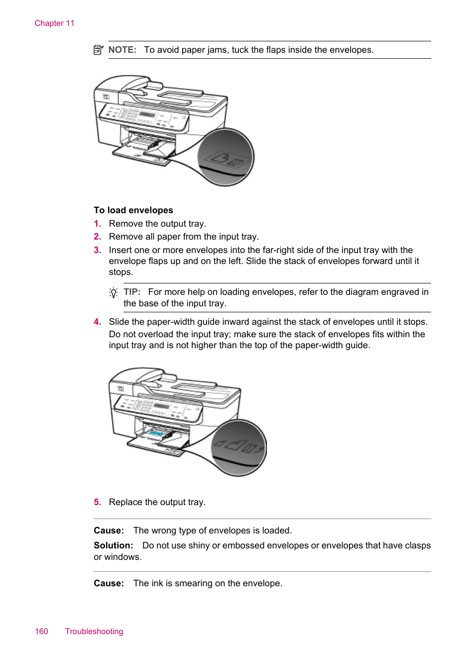 HP Officejet J5740 All-in-One Printer User Manual | Page 162 / 296