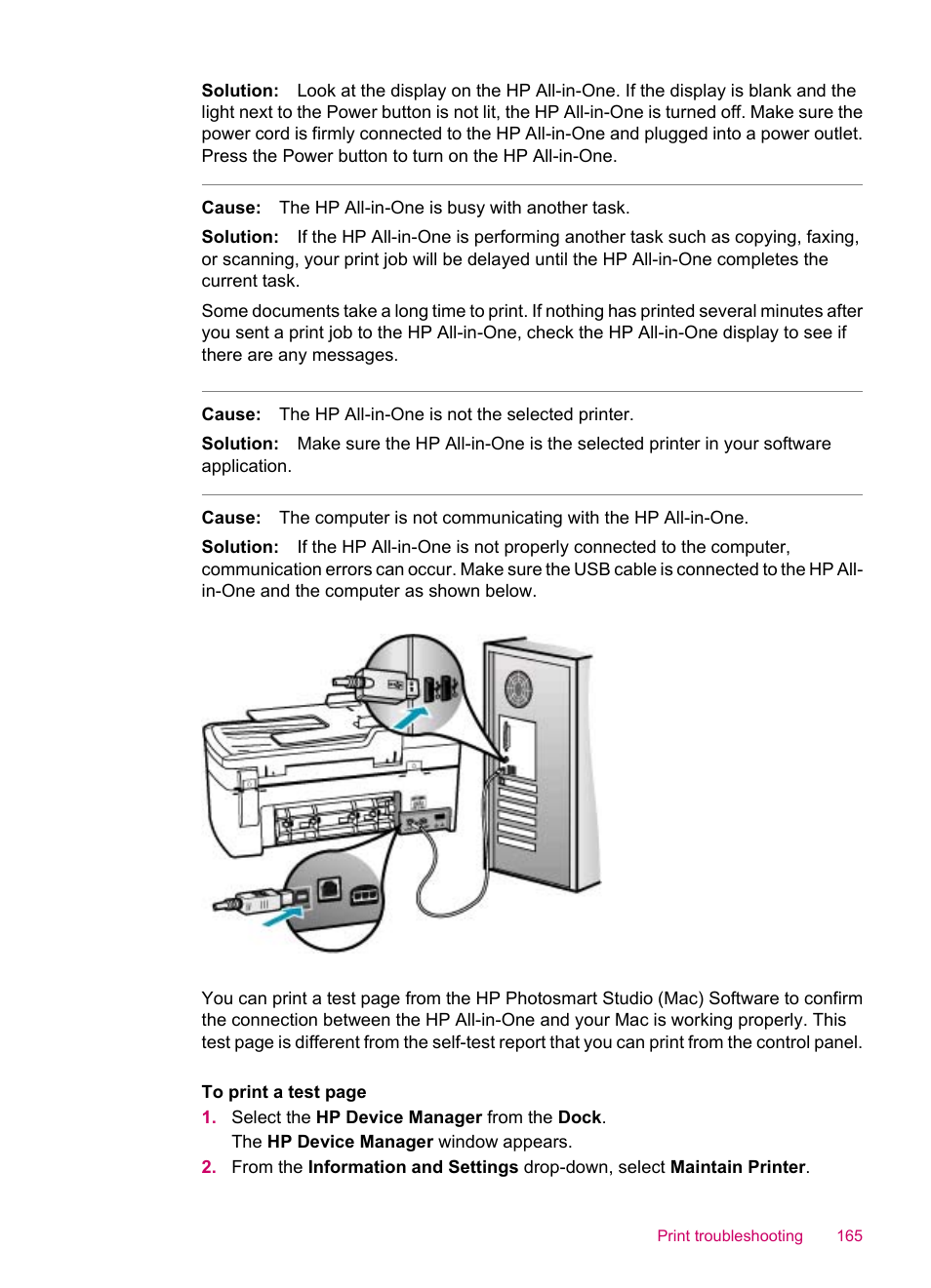 HP Officejet J5740 All-in-One Printer User Manual | Page 167 / 296