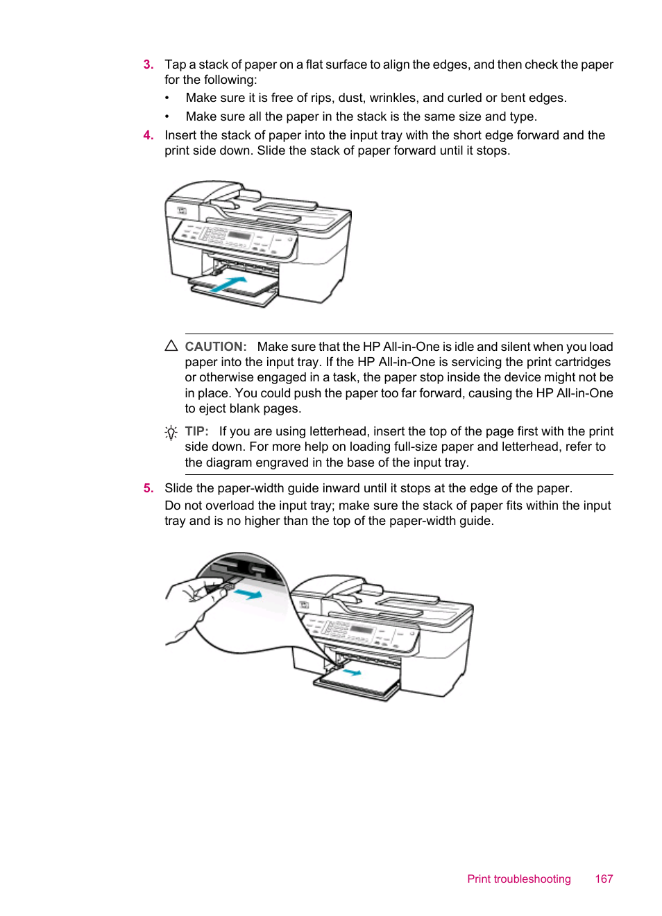 HP Officejet J5740 All-in-One Printer User Manual | Page 169 / 296