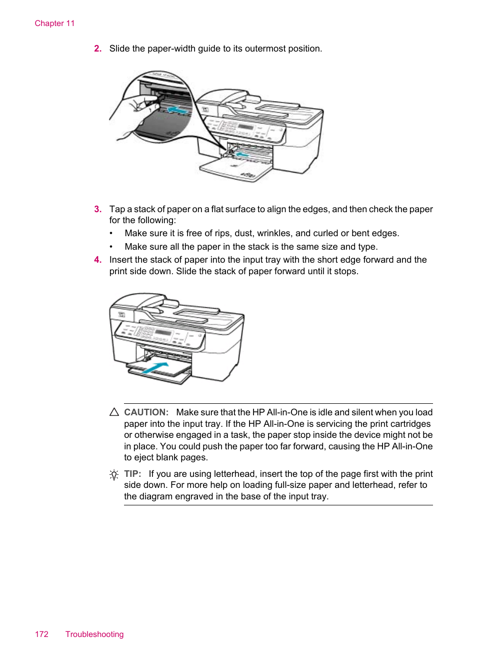 HP Officejet J5740 All-in-One Printer User Manual | Page 174 / 296