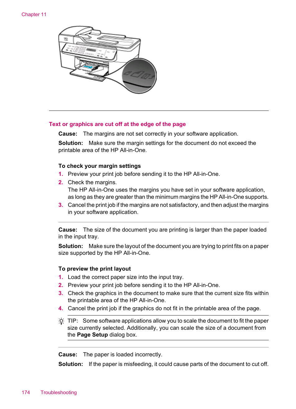 HP Officejet J5740 All-in-One Printer User Manual | Page 176 / 296