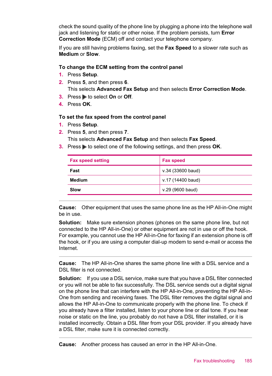 HP Officejet J5740 All-in-One Printer User Manual | Page 187 / 296