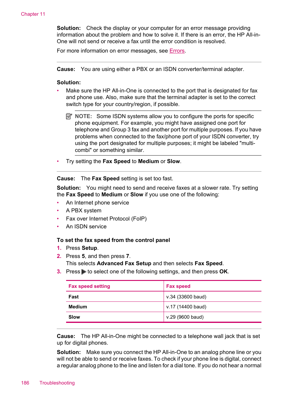 HP Officejet J5740 All-in-One Printer User Manual | Page 188 / 296