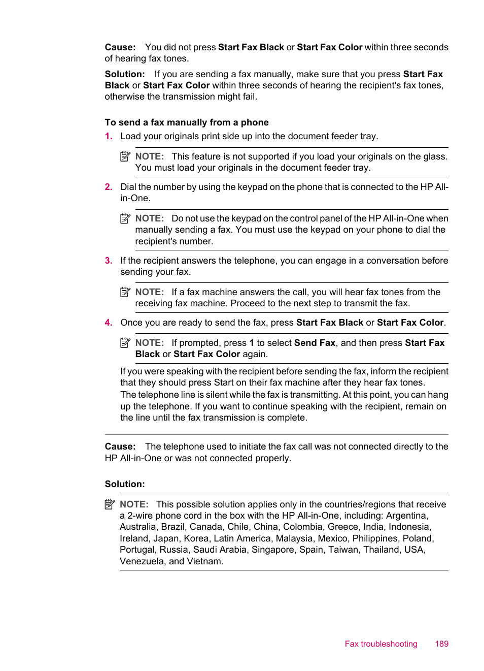 HP Officejet J5740 All-in-One Printer User Manual | Page 191 / 296