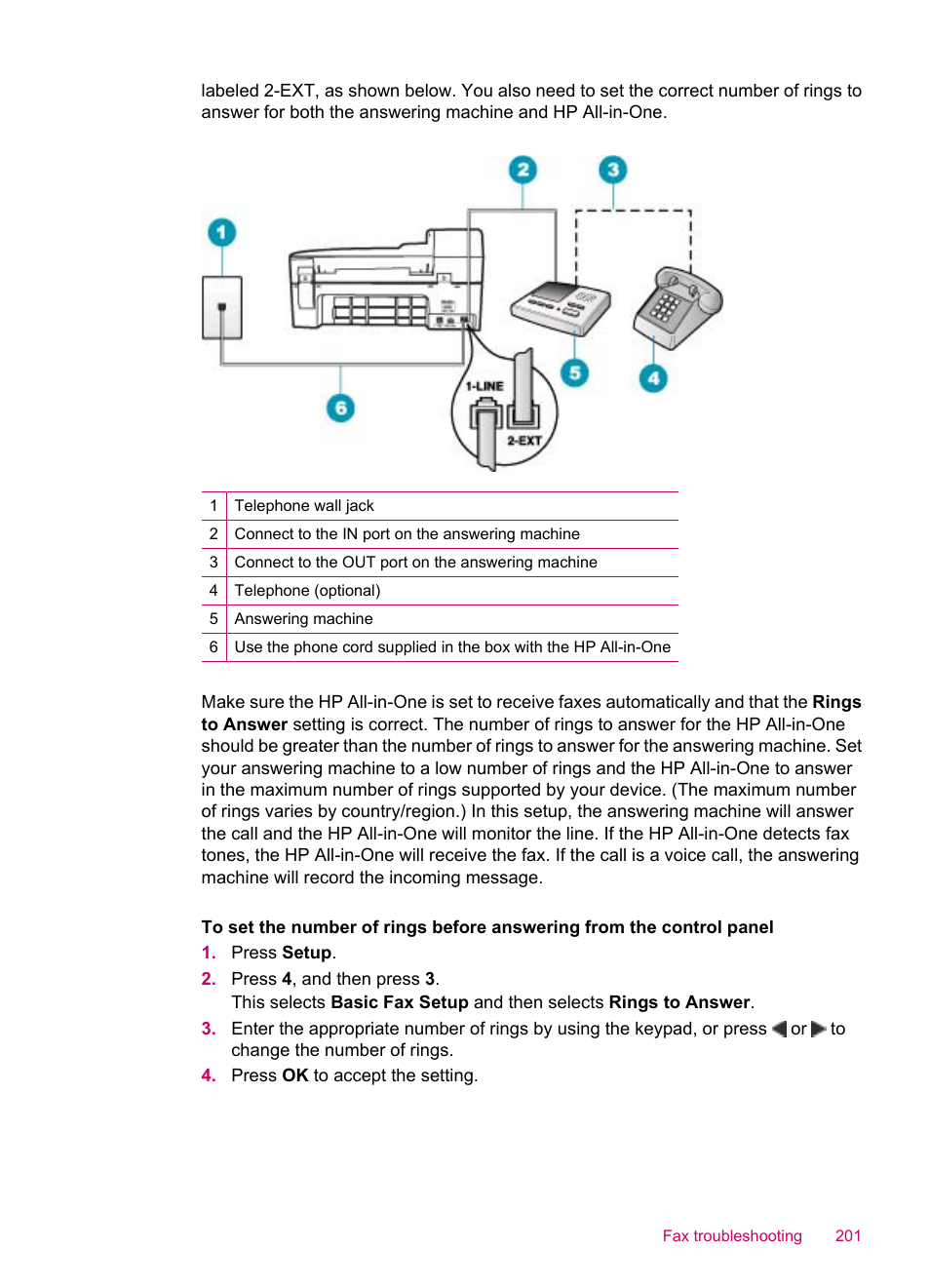 HP Officejet J5740 All-in-One Printer User Manual | Page 203 / 296